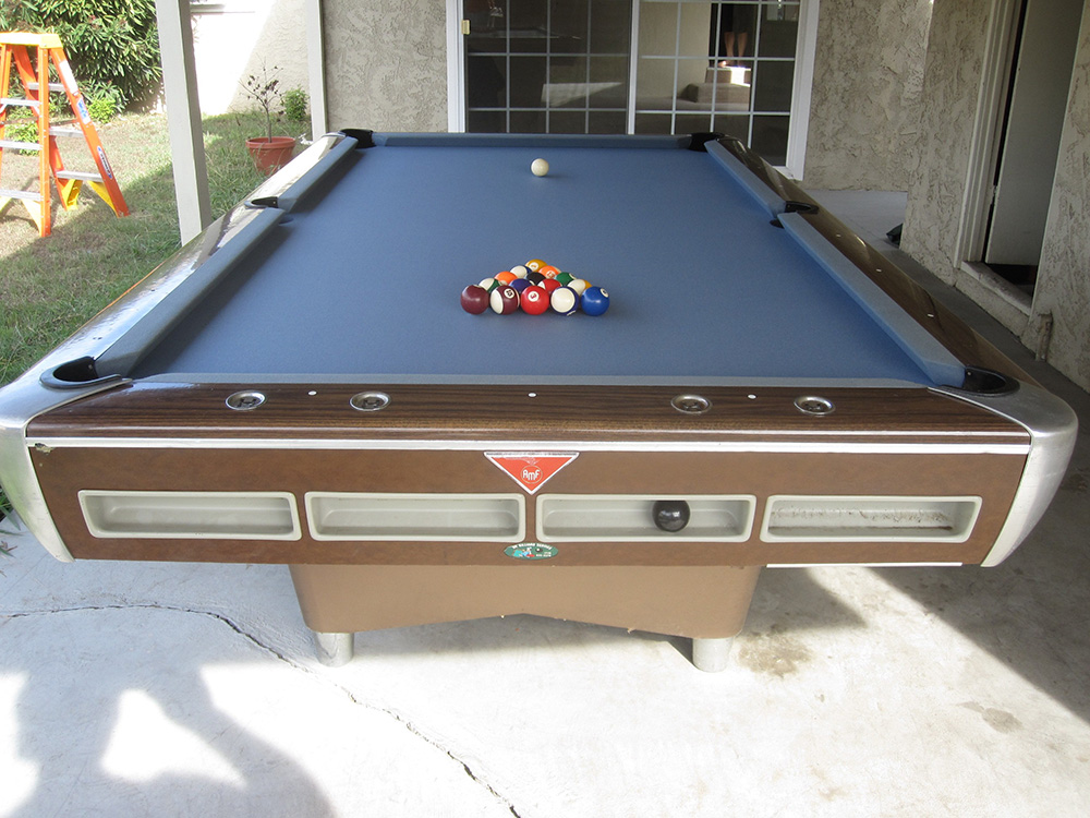 Nine Foot AMF Patio Pool Table Pool Table Service & Billiard Supply