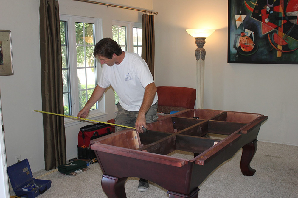 Finding the perfect spot for your pool table is what we do best.
